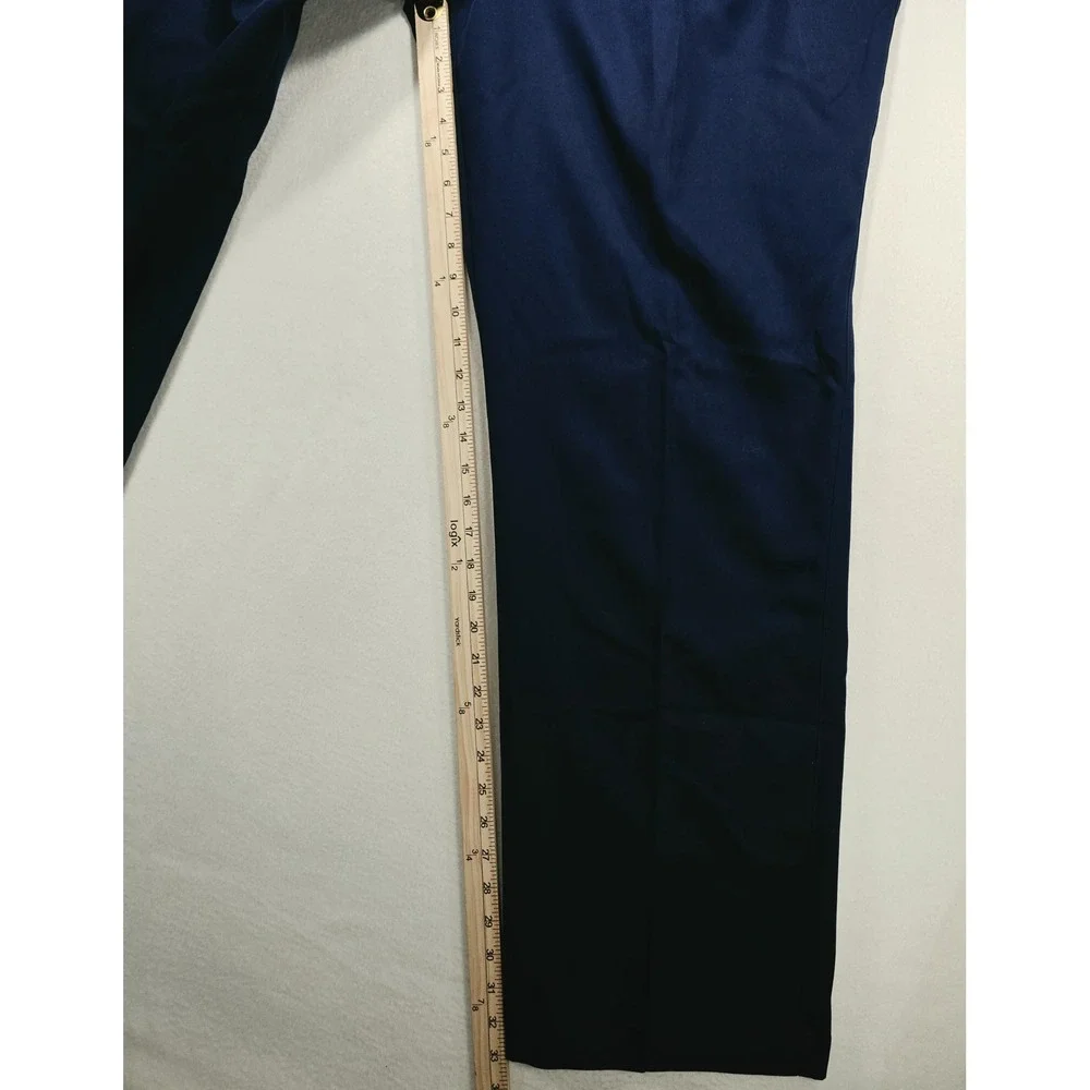 Nike Golf Tour Performance Pleated Pants Navy Blue Mens 42x32 Tech Trousers
